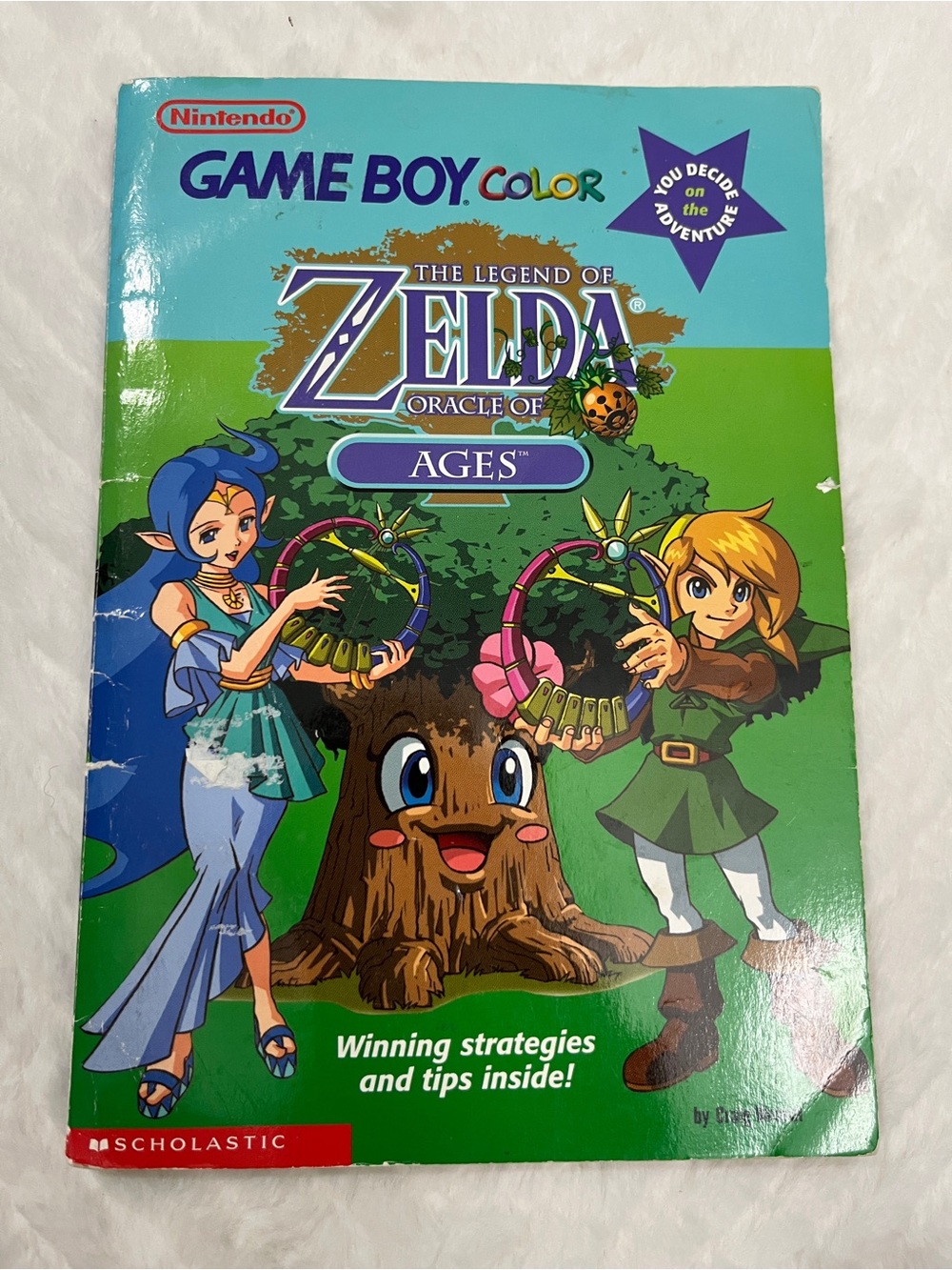 Nintendo The Legend of Zelda Oracle Ages Book you decide adventure